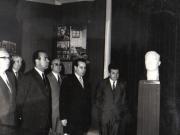 Membri ai conducerii de partid şi de stat la inaugurarea Muzeului de Istorie a Partidului Comunist, a Mişcării Revoluţionare şi Democratice din România