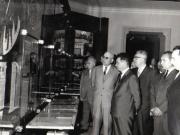 Membri ai conducerii de partid şi de stat la inaugurarea Muzeului de Istorie a Partidului Comunist, a Mişcării Revoluţionare şi Democratice din România