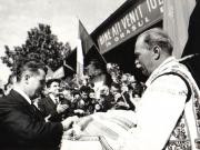 Aspect din timpul vizitei conducătorilor de partid şi de stat în regiunea Iaşi (Bârlad)