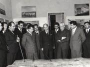 Aspect din timpul vizitei conducătorilor de partid şi de stat în regiunea Iaşi (Expoziţia de sistematizare Iaşi)