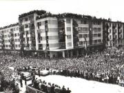 Membri ai conducerii de partid şi de stat vizitând regiunea Argeş (Piteşti)