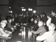 Aspect de la întâlnirea conducătorilor partidelor comuniste şi muncitoreşti şi a şefilor de guverne ale ţărilor membre ale C.A.E.R.