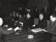 Aspect de la întâlnirea conducătorilor partidelor comuniste şi muncitoreşti şi a şefilor de guverne ale ţărilor membre ale C.A.E.R.