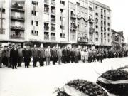 Vizita conducătorilor de partid şi de stat în regiunea Mureş Autonomă Maghiară (Târgu Mureş)