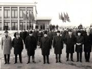 Plecarea delegaţiei române la Consfătuirea ordinară a Comitetului politic consultativ al Tratatului de la Varşovia.    (12 februarie 1972).