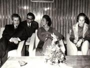 Primirea la Nicolae Ceauşescu a soţiei preşedintelui Republicii Peru, Maria Conselo Gonzales de Velasco.   (2 mai 1972).ss