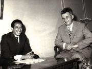 Primirea la Nicolae Ceauşescu a ministrului de interne al Republicii Democratice Populare Yemen, Mohamed Salaeh Mutee’a.        (31 mai 1972).