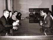 Primirea la C.C. al P.C.R. a delegaţiei guvernamentale a statului de sud-est al Nigeriei, condusă de g-ral de brigadă, U.J. Esuene.      ( iulie 1972).