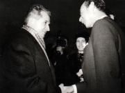 Aspecte din timpul vizitei oficiale de prietenie a lui Nicolae Ceauşescu în Luxemburg.     (octombrie 1972).