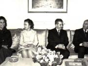 Aspecte din timpul vizitei oficiale de prietenie a preşedintelui Consiliului de Stat al României, Nicolae Ceauşescu împreună cu Elena Ceauşescu în Pakistan.(ianuarie 1973).