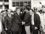 Aspecte din timpul vizitei oficiale de prietenie a preşedintelui Consiliului de Stat al României, Nicolae Ceauşescu şi a Elenei Ceauşescu în Costa Rica.    (septembrie 1973).