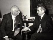 Vizita preşedintelui Consiliului de Stat al R.S.R., în Republica Argentina. Primirea liderilor Partidului Intransigent (OSCAR) din această ţară.    (7 martie 1974).