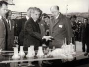 Aspecte din timpul vizitei de lucru a lui Nicolae Ceauşescu, secretarul general al P.C.R., în judeţul Gorj.(30 mai 1974).