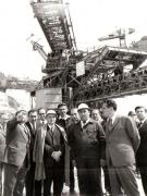 Aspecte din timpul vizitei de lucru a lui Nicolae Ceauşescu, secretarul general al P.C.R., în judeţul Gorj.(30 mai 1974).