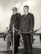 Aspecte de la vizita oficială de prietenie în România a preşedintelui ales al Columbiei, dr. Alfonso Lopez Michelsen.       (19 iunie 1974).