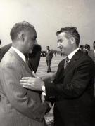 Aspecte din timpul vizitei oficiale de prietenie în România a preşedintelui Republicii Islamice Mauritania, Moktar Ougd Daddah.      (25 iunie 1974).