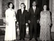 Aspecte de la vizita oficială de prietenie efectuată în România de preşedintele Republicii Arabe Egipt, Anwar El Sadat.      (27 iunie 1974).