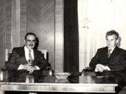 Primirea la C.C. al P.C.R. a ministrului afacerilor externe al Turciei, Turan Günes.      (1 iulie 1974).