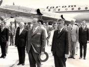 Aspecte din timpul vizitei oficiale de prietenie a preşedintelui R.P.F. Iugoslavia, Tito şi a soţiei sale, Iovanca Broz, în R.S.România.      (8-10 iulie 1974).