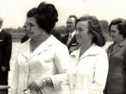 Aspecte din timpul vizitei oficiale de prietenie a preşedintelui R.P.F. Iugoslavia, Tito şi a soţiei sale, Iovanca Broz, în R.S.România.      (8-10 iulie 1974).
