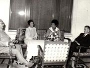 Aspecte din timpul vizitei oficiale de prietenie a preşedintelui R.P.F. Iugoslavia, Tito şi a soţiei sale, Iovanca Broz, în R.S.România.      (8-10 iulie 1974).