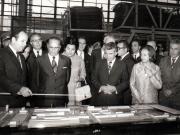 Aspecte din timpul vizitei oficiale de prietenie a preşedintelui R.P.F. Iugoslavia, Tito şi a soţiei sale, Iovanca Broz, în R.S.România.      (8-10 iulie 1974).