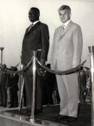 Aspecte din timpul vizitei oficiale de prietenie în România a preşedintelui Republicii Siera Leone, dr. Siaka Probin Stevens.        (19-24 iulie 1974).