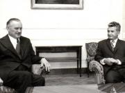 Primirea la Nicolae Ceauşescu a preşedintelui Consiliului de Miniştri R.P. Polone, Piotr Iaroszewicz.(26 iulie 1974).