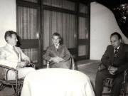 Primirea la Nicolae Ceauşescu a lui Roland Leroy, membru al Biroului Politic, secretar al C.C  al P.C. Francez.        (28 iulie 1974).