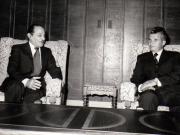 Primirea la Nicolae Ceauşescu a delegaţiei Partidului Socialist Portughez condusă de Tito De Morais.(8 august 1974).