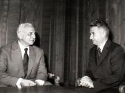 Vizita protocolară a şefului delegaţiei egiptene participante la festivităţile prilejuite de aniversarea a 30 de ani de la eliberarea României de sub dominaţia hitleristă.(21 august 1974).