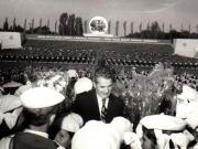 Aspecte din timpul  festivităţilor prilejuite de aniversarea a trei decenii de la eliberarea României de sub dominaţia hitleristă.       (23 august 1974).