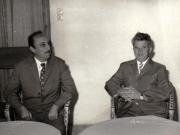 Primirea şefului delegaţiei Republicii Cuba, care a participat la festivităţile împlinirii a 30 de ani de la eliberarea României de sub dominaţia hitleristă.   (25 august 1974).