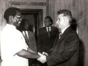 Primirea preşedintelui Congreului Naţional African 