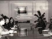 Primirea delegaţiei de partid şi guvernamentale a Republicii Zair, condusă de Ileo Songoamba. (26 august 1974).