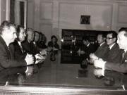 Convorbiri oficiale cu delegaţia Republicii Democrate Coreene, care a participat la festivităţile prilejuite de aniversarea a 30 de ani de la eliberarea României de sub dominaţia fascistă.  (27 august 1974).