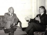 Primirea preşedintelui Partidului Comunist din Danemarca, Kund Jespersen. (30 august 1974).