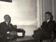 Primirea lui Gioncarlo Pajetta, membru al Direcţiei al Biroului Politic şi al Secretariatului Partidului Comunist Italian.(30 august 1974).