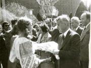 Vizita de lucru a lui Nicolae Ceauşescu împreună cu Elena Ceauşescu şi alţi conducători de partid şi de stat, în judeţul Braşov.(1.XI.1977)
