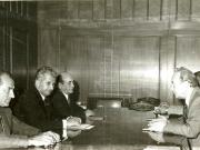 Primirea delegaţiei sindicatelor din R.D. Germania, condusă de Henry Tisch.(2.XI.1977)
