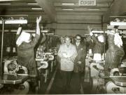 Conducători de partid şi de stat în vizită de lucru în judeţul Suceava. La întreprinderea de tricotaje „Bucovina” din Rădăuţi.(16-17.IX.1977)