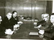 Primirea delegaţiei Partidului Comunist din Belgia, condusă de Jean Terfve.(26.X.1977)