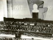 Aspect de la şedinţa solemnă ce a avut loc la Moscova, consacrată celei de a 60-a aniversări a MRSO, la care a participat şi o delegaţie de partid şi de stat a R.S.R., condusă de Nicolae Ceauşescu.(2.XI.1977)