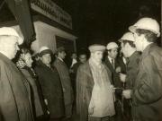 Vizita de lucru a lui Nicolae Ceauşescu împreună cu alţi conducători de partid şi de stat în judeţul Hunedoara, la Combinatul Siderurgic Hunedoara.(9-10.XI.1977)
