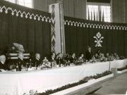 Aspect din timpul mesei festive oferită de C.C. al P.C.R., Consiliul de stat şi Guvern, în onoarea lui Nicolae Ceauşescu cu prilejul împlinirii a 60 de ani de viaţă.(26.I.1978)