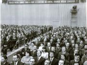 Aspect de la Adunarea Generală a Oamenilor Muncii de la Întreprinderea de Maşini Grele din Bucureşti, la care a participat şi secretarul general al partidului, Nicolae Ceauşescu.(16.II.1978)