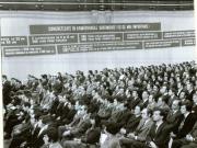 Aspect de la Adunarea Generală a Oamenilor Muncii de la Întreprinderea de Maşini Grele din Bucureşti, la care a participat şi secretarul general al partidului, Nicolae Ceauşescu.(16.II.1978)