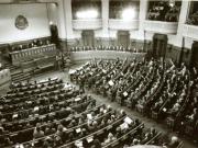 Aspect din timpul desfăşurării lucrărilor sesiunii Marii Adunări Naţionale.(24.III.1978)