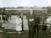 Deschiderea inaugurală a celei de a V-a ediţii a Târgului Internaţional de Primăvară – TIBCO şi a celei de a II-a ediţii a Salonului Internaţional al Chimiei, organizate la Complexul Expoziţional din Piaţa Scânteii.(4.V.1978)