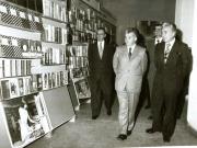 Inaugurarea, în prezenţa conducătorilor de partid şi de stat, a „Expoziţiei de carte şi mijloace de informare şi educare a oamenilor muncii”, organizată la Sala Dalles din Capitală.(13.V.1978)